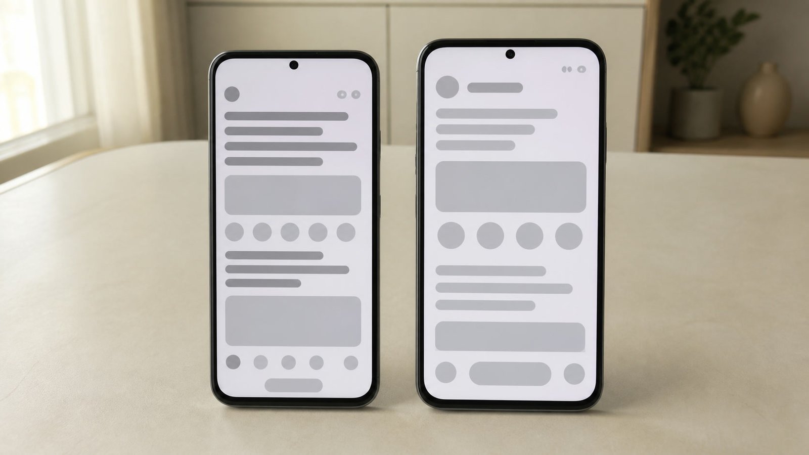휴대폰 글자 크기 확대와 화면 전체 확대의 차이